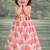 baby girl printed lehenga choli set (ing-lpeacock)