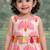 baby girl printed lehenga choli set (ing-lpeacock)