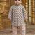 baby boy printed kurta pajama set (inb-pinkbooti)