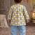 baby boy floral printed kurta pajama set (inb-bluestripes)