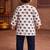 baby boy animal printed kurta pajama set (inb-whitehathi)