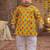 baby boy printed kurta pajama set (inb-yellowmoustache)