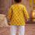 baby boy printed kurta pajama set (inb-yellowmoustache)