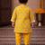 baby boy printed kurta pajama set (inb-yellowbooti)