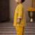 baby boy printed kurta pajama set (inb-yellowbooti)
