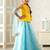 girls lehenga choli with dupatta (l-blueshimmer)