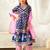 girls kurta & payjama with dupatta (ks-pinksunflower)