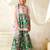 girls kurta & sharara with dupatta (sha-greenlurex)