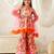 girls kurta & sharara with dupatta (sha-orangemuslin)