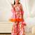 girls kurta & sharara with dupatta (sha-orangemuslin)