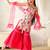 girls kurta & sharara with dupatta (sha-pinkmuslin)