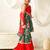 girls kurta & sharara with dupatta (sha-redgreenmirror)