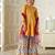 girls kurta & sharara with dupatta (sha-mustardrayon)
