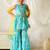 girls kurta & sharara with dupatta (sha-turqkota)