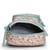 Anekaant meadow tales teal canvas floral sling bag