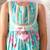 girls floral layered kurta & sharara with dupatta (sha-bluecambric)