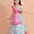 floral print a-line ethnic dress (iw-bluedigital)