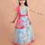 floral print a-line ethnic dress (iw-bluedigital)