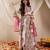 girls cotton 3/4th sleeves round neck gota pati embellished lehenga choli set with dupatta for girls (l-magjaalboota)