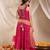 girls georgette sleeveless v neck neck gota pati embellished lehenga choli set with dupatta for girls (ks-ranifoil)