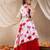 girls silk blend sleeveless round neck gota pati embellished lehenga choli set with dupatta for girls (iw-offwhitegown)
