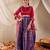 girls embroidered ready to wear lehenga & blouse with dupatta (l-purplebrocade)