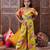 girls floral printed top with palazzos (iw-yellowggt)
