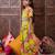 girls floral printed top with palazzos (iw-yellowggt)
