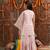 girls embroidered regular sequinned kurta with sharara & with dupatta (sha-pinkseq)