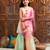 girls striped regular kurta with sharara & dupatta (sha-kotaleheriya)