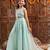 girls embroidered ready to wear lehenga with blouse & dupatta (l-sequenceblue)