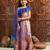 girls printed ready to wear lehenga & blouse with dupatta (l-ltpurplefloral)