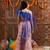 girls printed ready to wear lehenga & blouse with dupatta (l-ltpurplefloral)