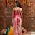 girls embroidered regular mirror work kurta with dhoti pants (dh-pinkpatra)