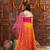 girls embellished sequinned ready to wear lehenga & blouse with dupatta (l-orangegotalace)