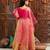 girls gotta patti ready to wear lehenga with blouse & dupatta (l-magentagreengota)
