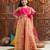 girls gotta patti ready to wear lehenga with blouse & dupatta (l-magentagreengota)