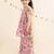 Girls floral printed gotta patti pure cotton kurti with palazzos with dupatta