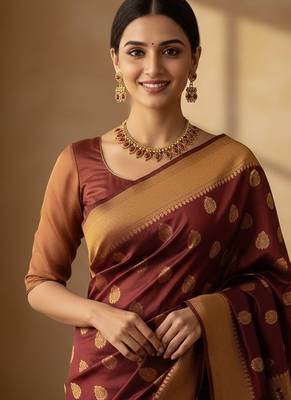 Red gold plated stainless steel jewellery set 1