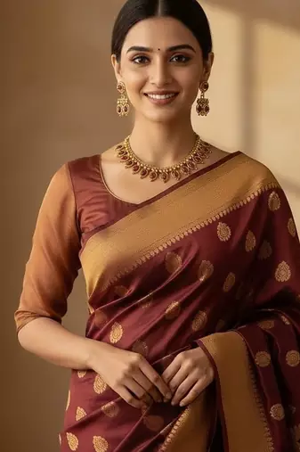 Red gold plated stainless steel jewellery set