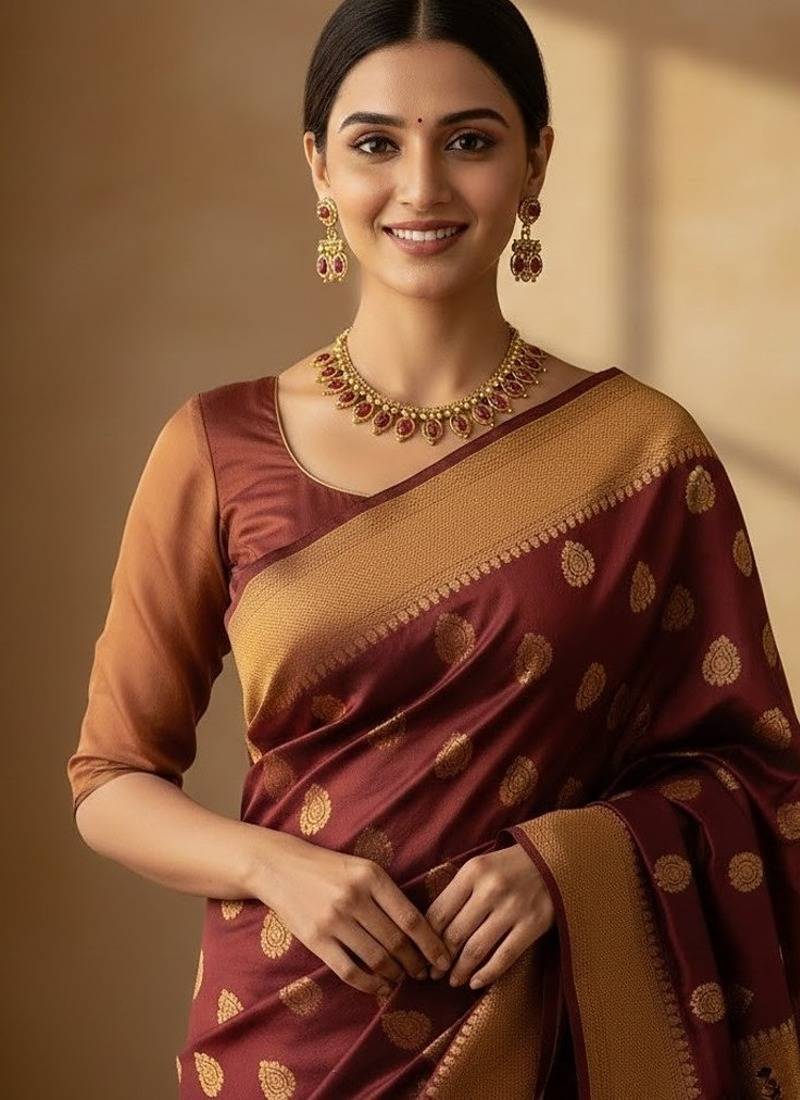 Red gold plated stainless steel jewellery set