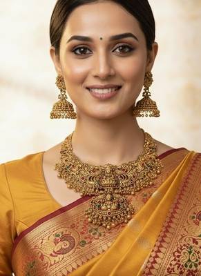 Gold gold plated stainless steel jewellery set 3