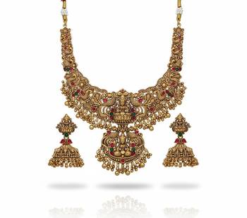 Gold gold plated stainless steel jewellery set 4