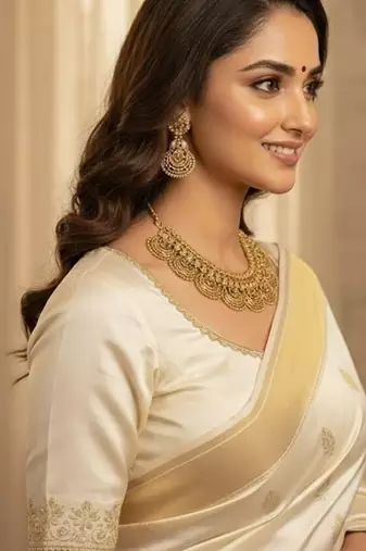 Gold gold plated stainless steel jewellery set