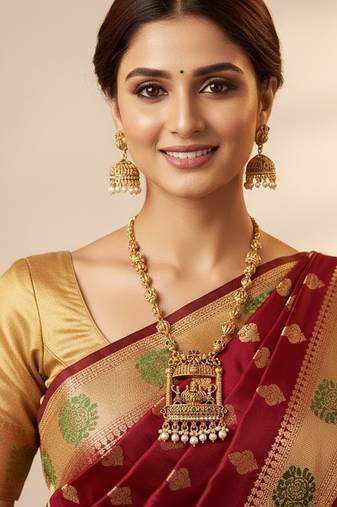 Gold gold plated stainless steel jewellery set