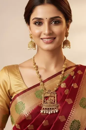 Gold gold plated stainless steel jewellery set