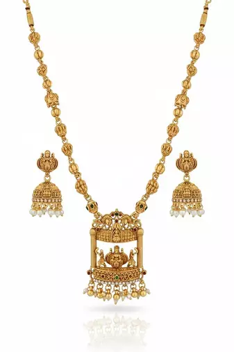 Gold gold plated stainless steel jewellery set