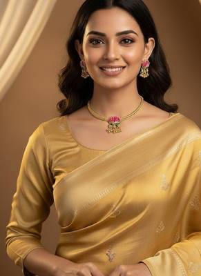 Gold gold plated stainless steel jewellery set 3