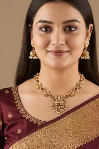 Gold gold plated stainless steel jewellery set
