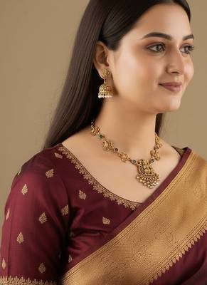 Gold gold plated stainless steel jewellery set 3